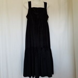 Vintage Mary Martin Velvet Babydoll Prairie Dress